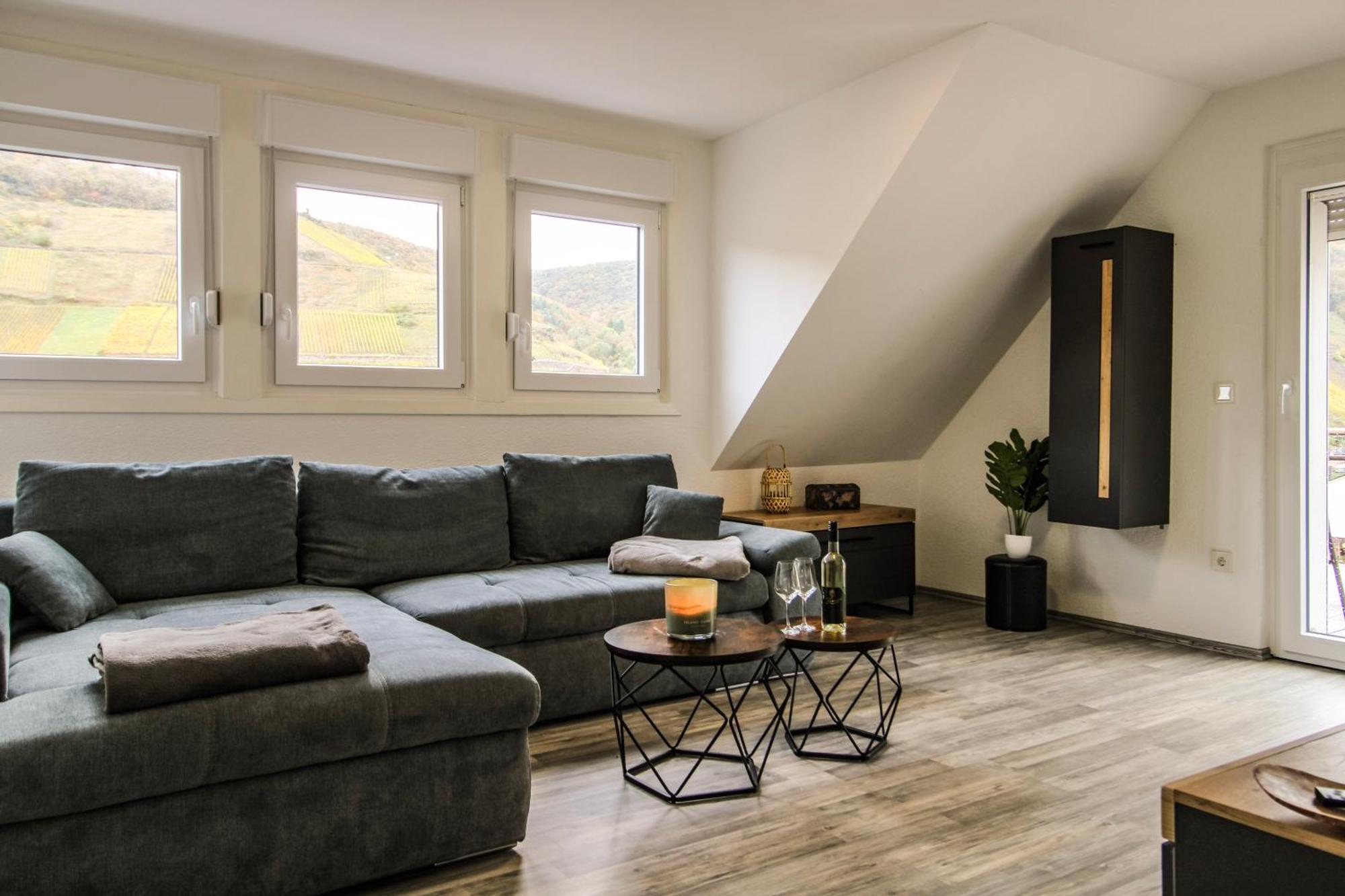 Sweet Six, Balkon, Netflix, Boxspringbetten, Hochwertiges Bad Zell an der Mosel Luaran gambar